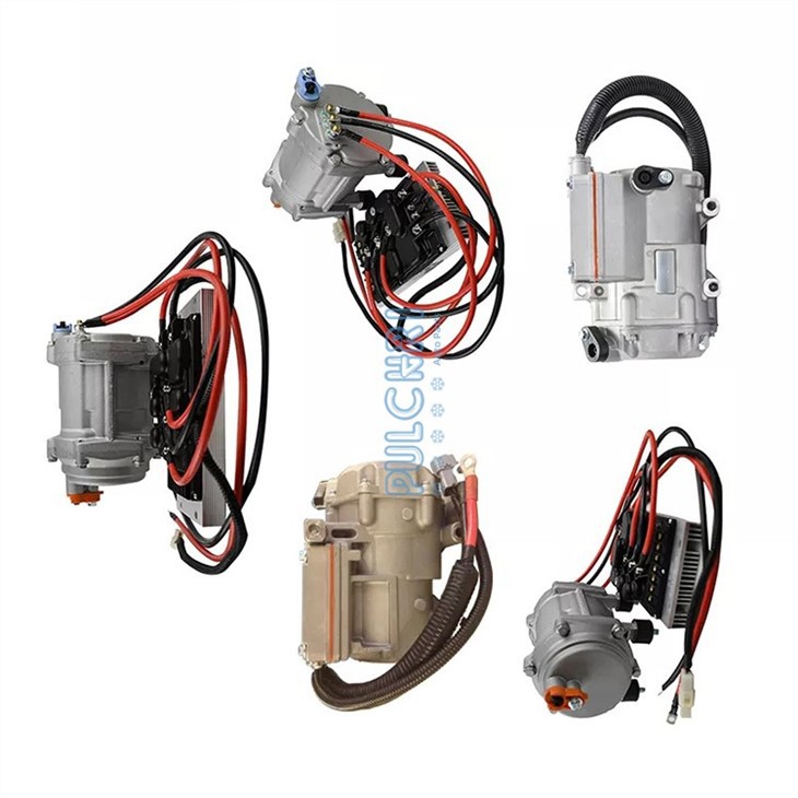 Electric Car AC Compressor