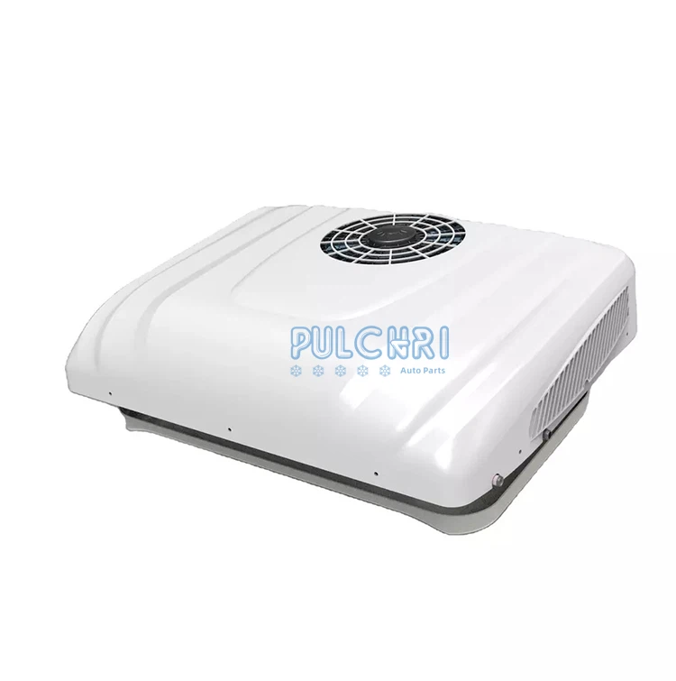Universal AC 12V 24V Parking Electric DC Air Conditioner Compressor Roof for Cars Truck RVs Motorhomes 12V 24V Air Conditioner